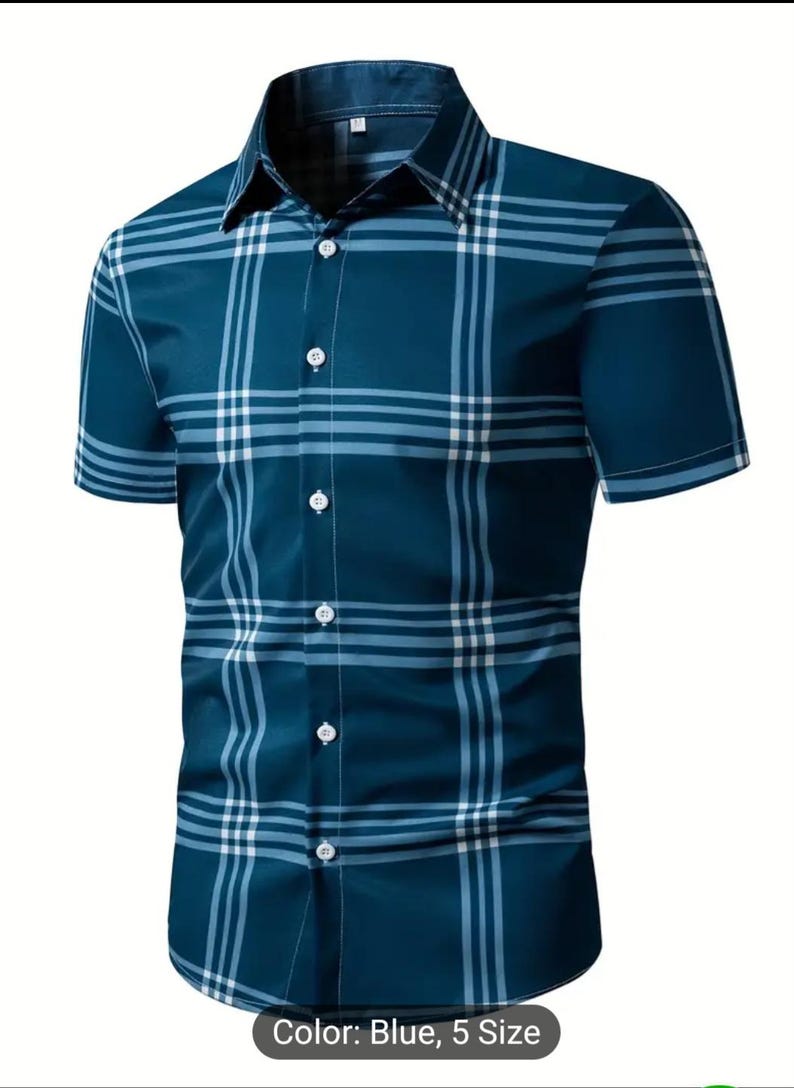 Men's Shirt short sleeve button down Casual shirts