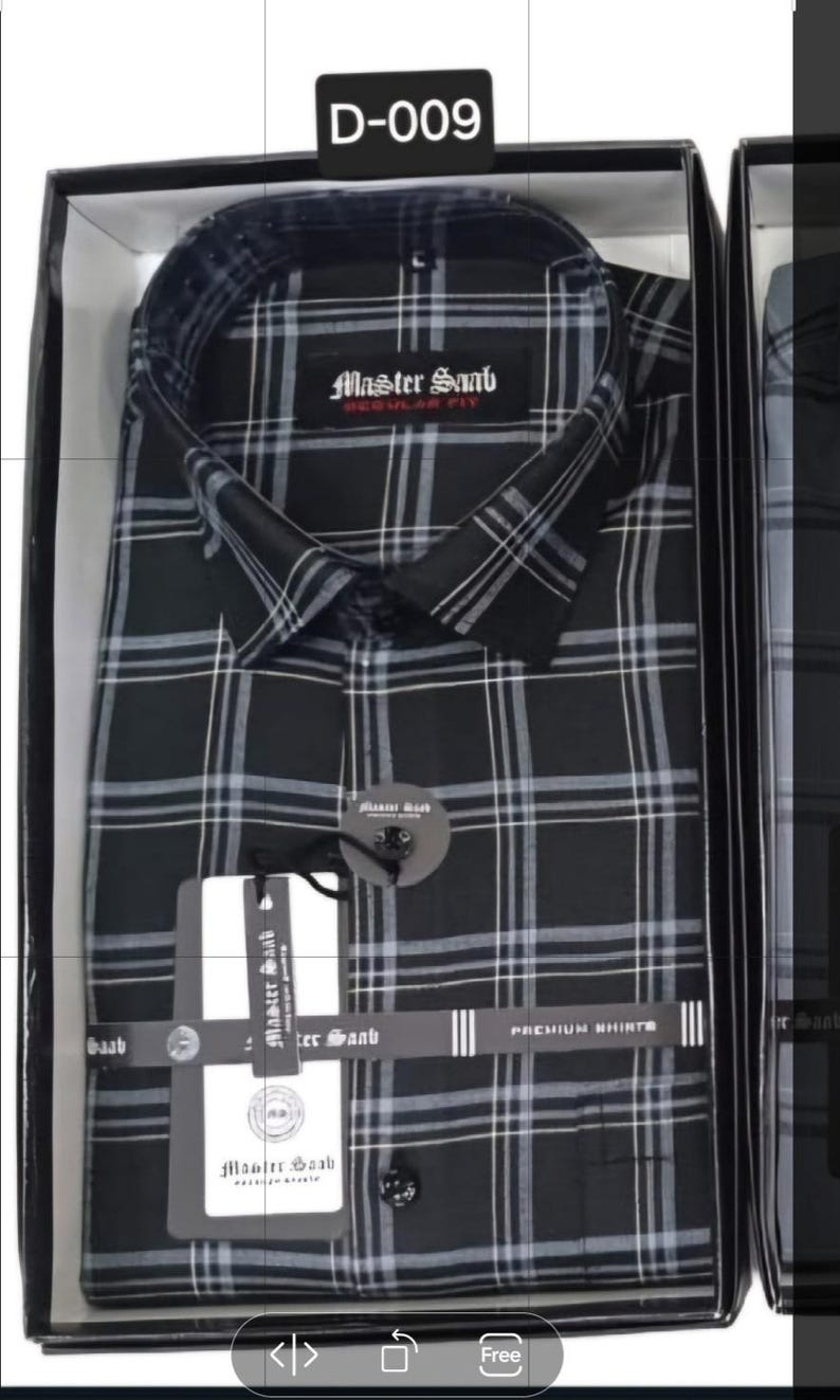 Men's 100% Pure Cotton slim fit Casual shirts -Single Pocket long sleeve