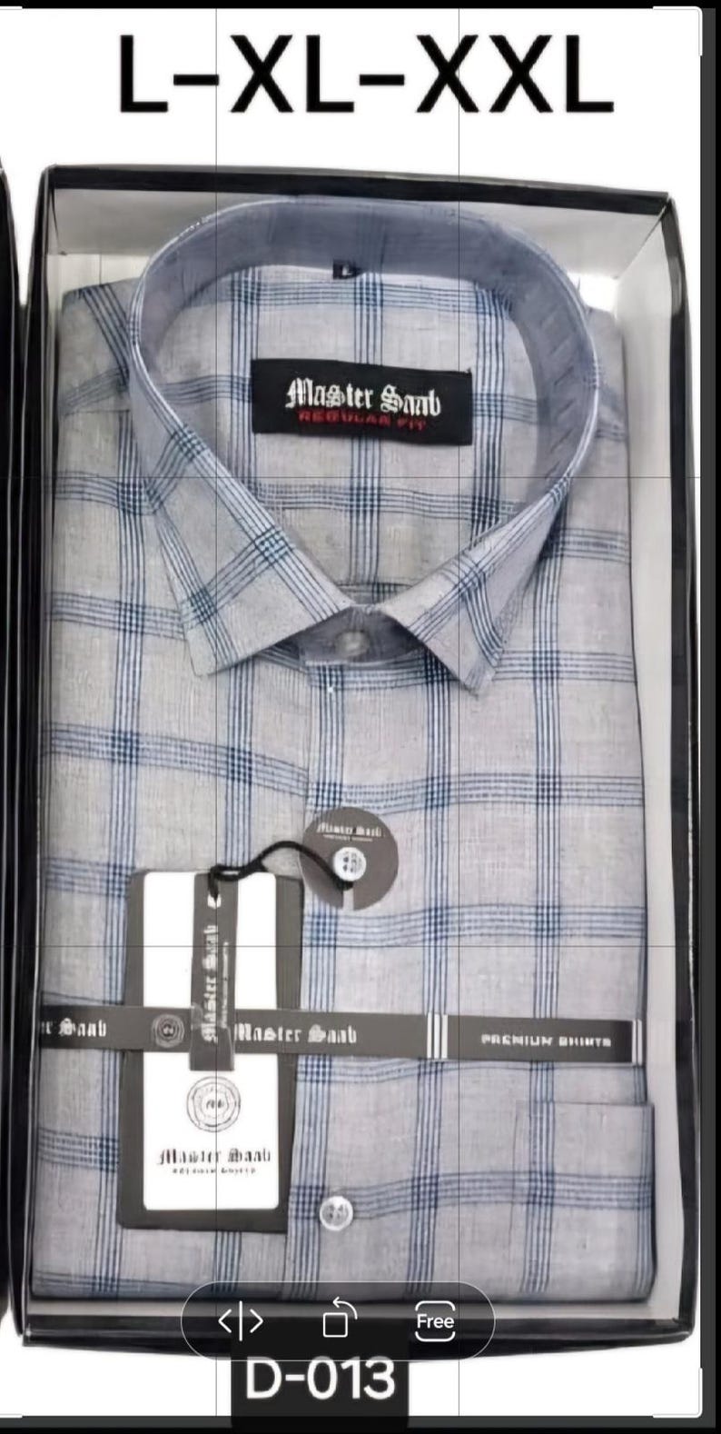 Men's 100% Pure Cotton slim fit Casual shirts -Single Pocket long sleeve