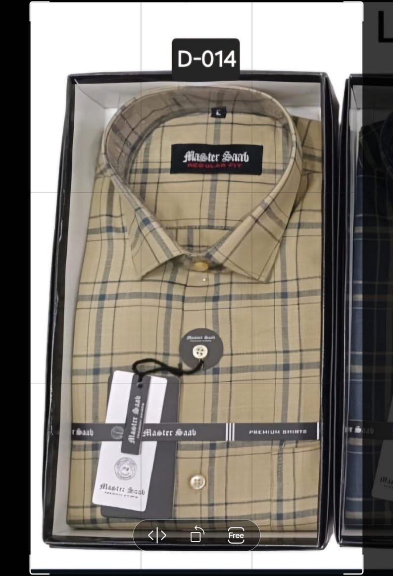 Men's 100% Pure Cotton slim fit Casual shirts -Single Pocket long sleeve