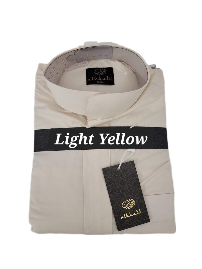 Men's Saudi Daffah Style Arabian Premium Thobe