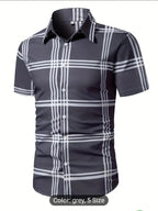Men's Shirt short sleeve button down Casual shirts