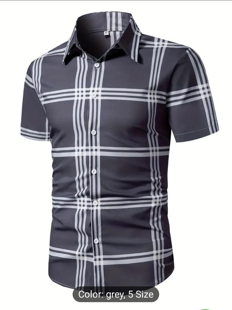 Men's Shirt short sleeve button down Casual shirts