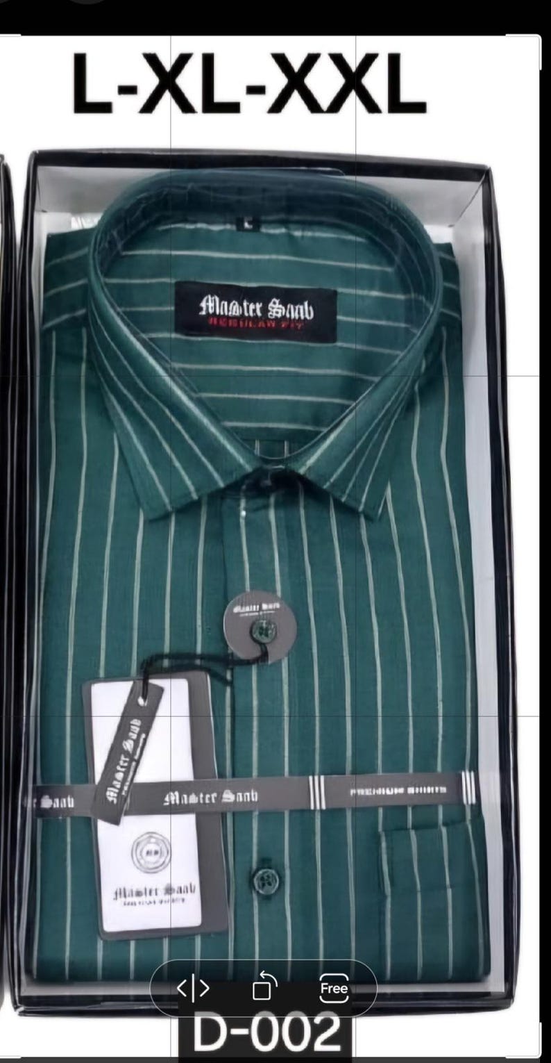 Men's 100% Pure Cotton lining slim fit Casual shirts -Single Pocket long sleeve