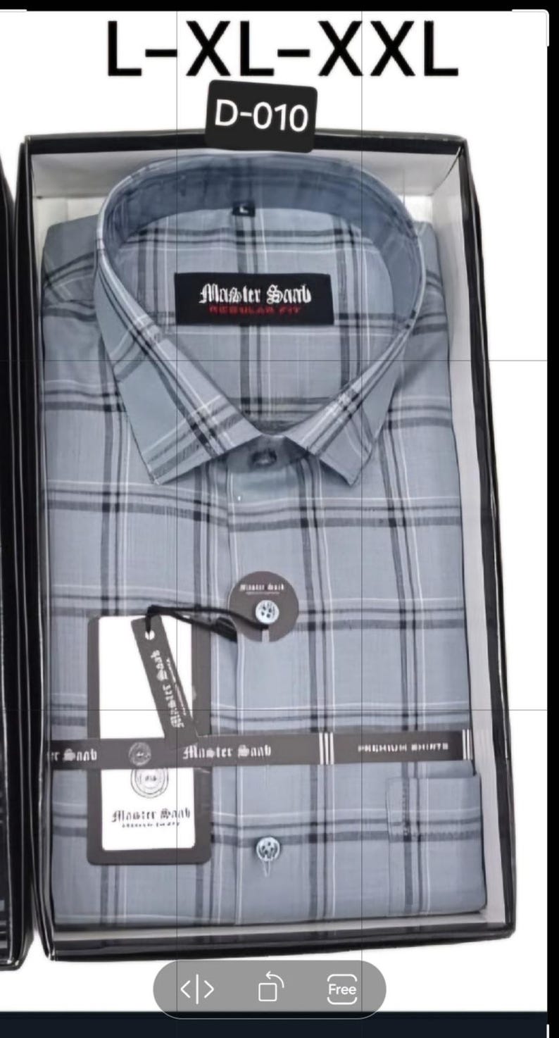 Men's 100% Pure Cotton slim fit Casual shirts -Single Pocket long sleeve