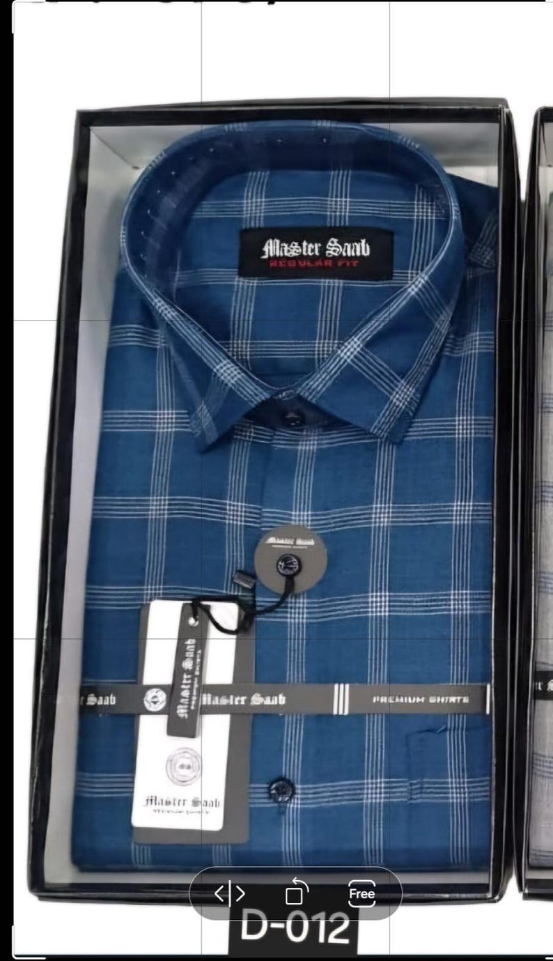 Men's 100% Pure Cotton slim fit Casual shirts -Single Pocket long sleeve
