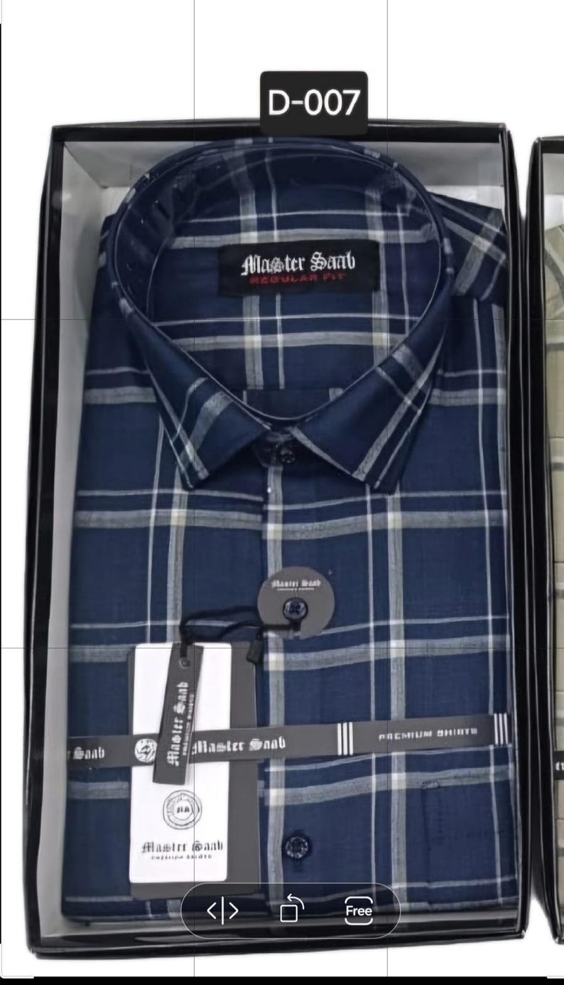 Men's 100% Pure Cotton slim fit Casual shirts -Single Pocket long sleeve