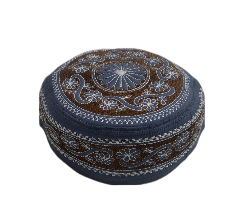 Men's Embroidery Islamic Prayer Kufi/Cap-(Size-56cm)-Collection-2