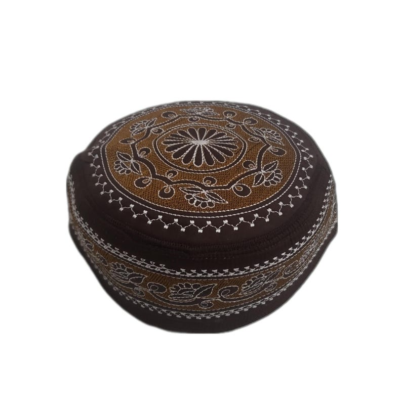 Men's Embroidery Islamic Prayer Kufi/Cap- (Size-58cm)-Collection-2