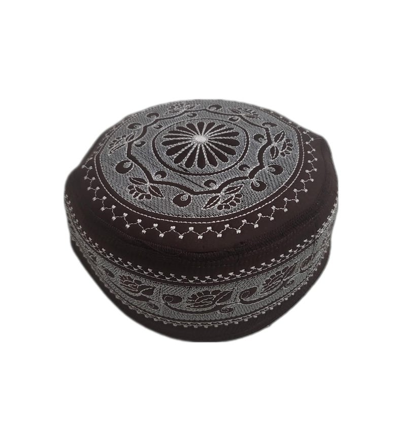Men's Embroidery Islamic Prayer Kufi/Cap- (Size-58cm)-Collection-2