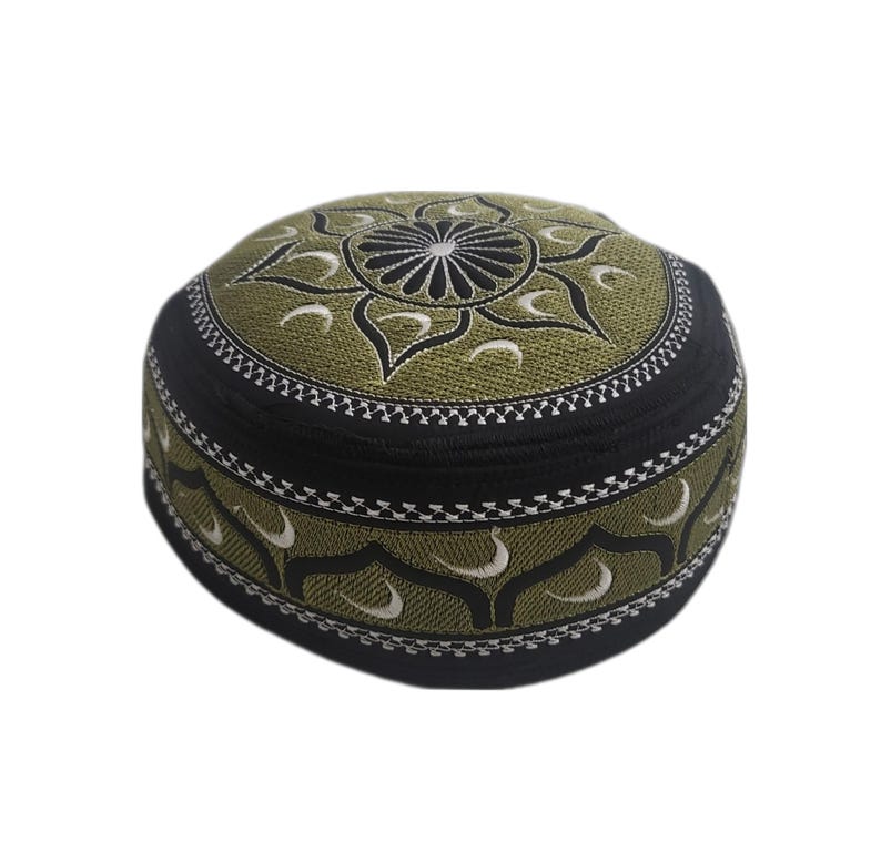 Men's Embroidery Islamic Prayer Kufi/Cap- (Size-59cm)-Collection-1