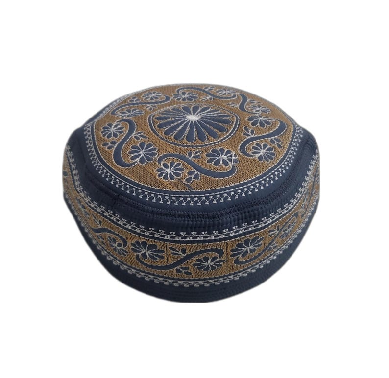 Men's Embroidery Islamic Prayer Kufi/Cap- (Size-59cm)-Collection-2