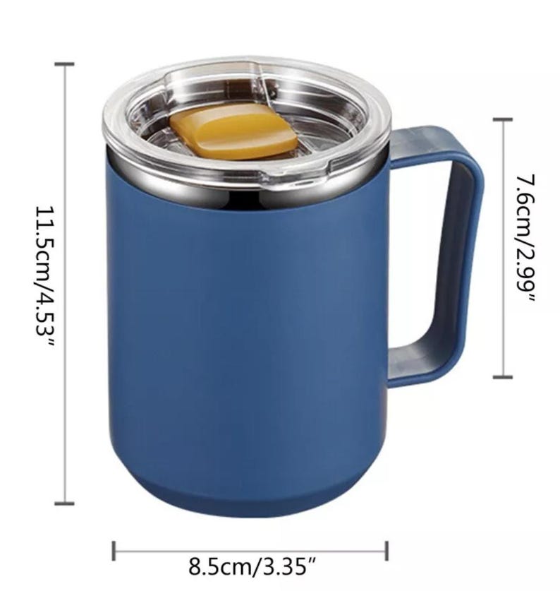 Acrylic Travel Mug: Locking Lid, Comfortable Handle