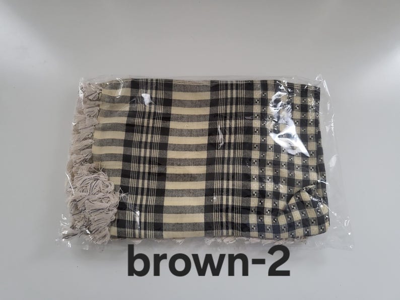 Men's Cotton Blend Scarf Islamic Headwear, Elegant Design (48x48 inch)