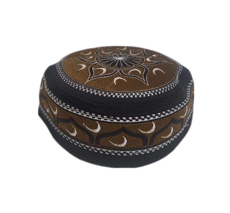 Men's Embroidery Islamic Prayer Kufi/Cap-(Size-57cm)-Collection-1