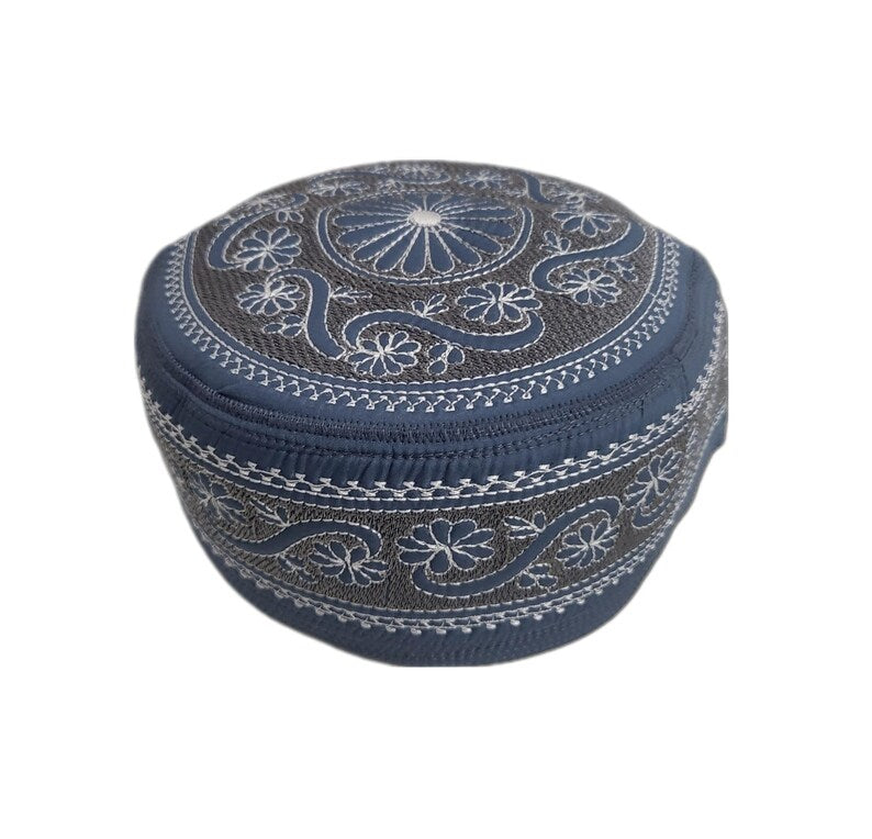 Men's Embroidery Islamic Prayer Kufi/Cap-(Size-57cm)-Collection-2