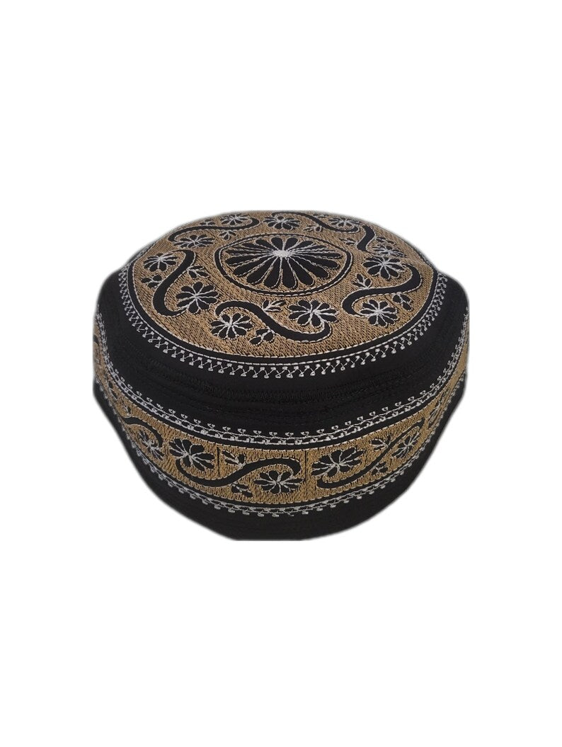 Men's Embroidery Islamic Prayer Kufi/Cap- (Size-58cm)-Collection-1