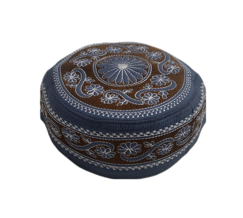 Men's Embroidery Islamic Prayer Kufi/Cap- (Size-58cm)-Collection-2