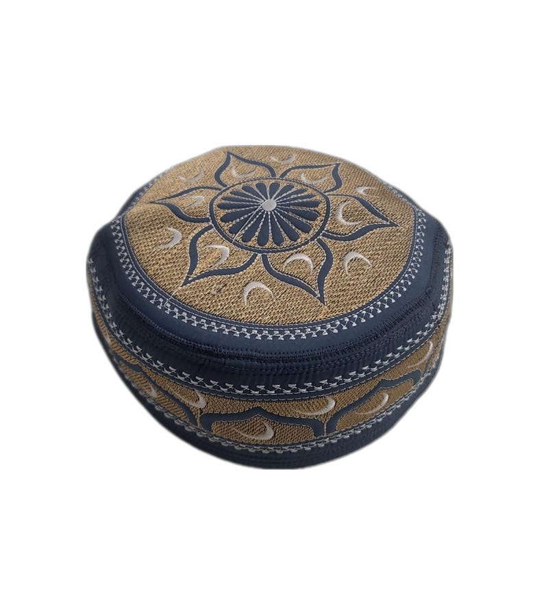 Men's Embroidery Islamic Prayer Kufi/Cap- (Size-58cm)-Collection-2