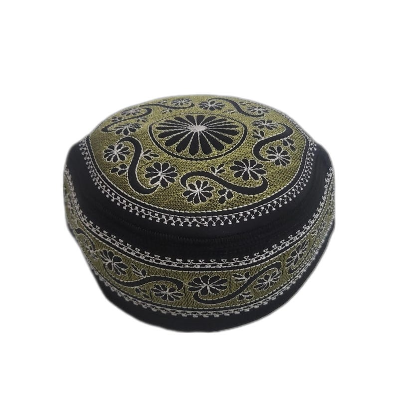 Men's Embroidery Islamic Prayer Kufi/Cap- (Size-60cm)-Collection-1