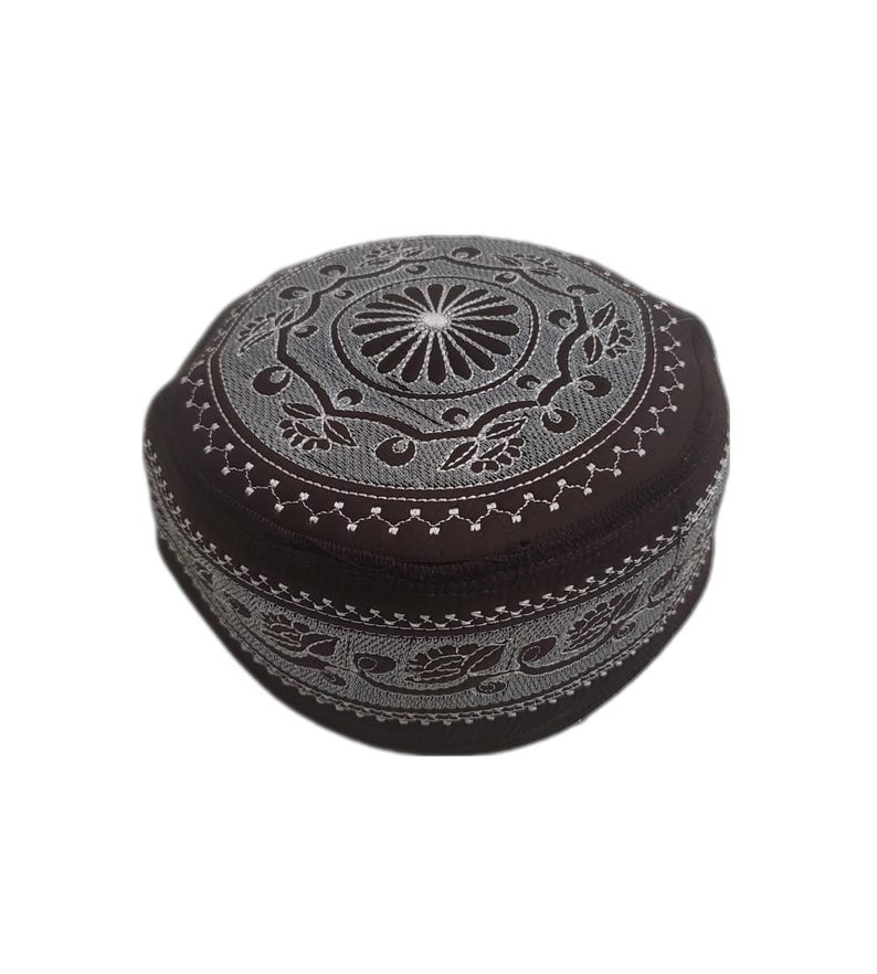 Men's Embroidery Islamic Prayer Kufi/Cap- (Size-60cm)-Collection-2