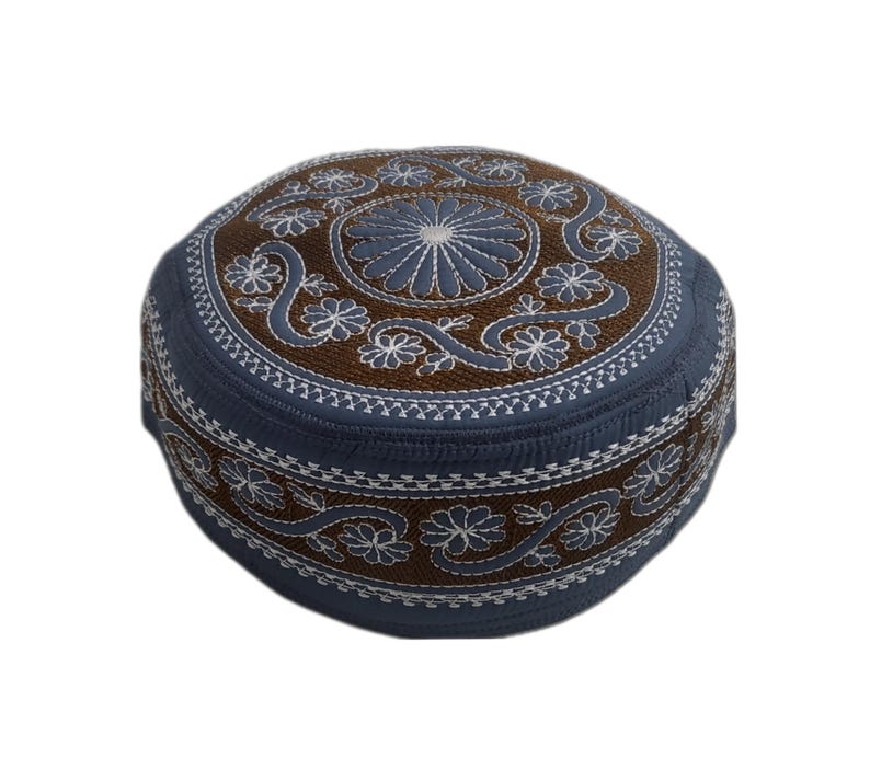Men's Embroidery Islamic Prayer Kufi/Cap- (Size-60cm)-Collection-2