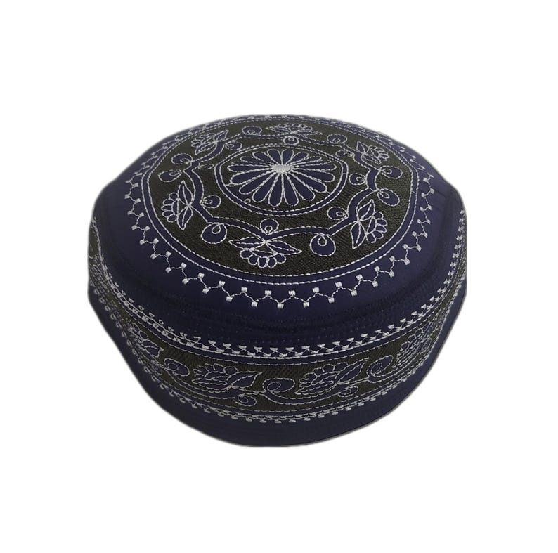 Men's Embroidery Islamic Prayer Kufi/Cap- (Size-59cm)-Collection-1