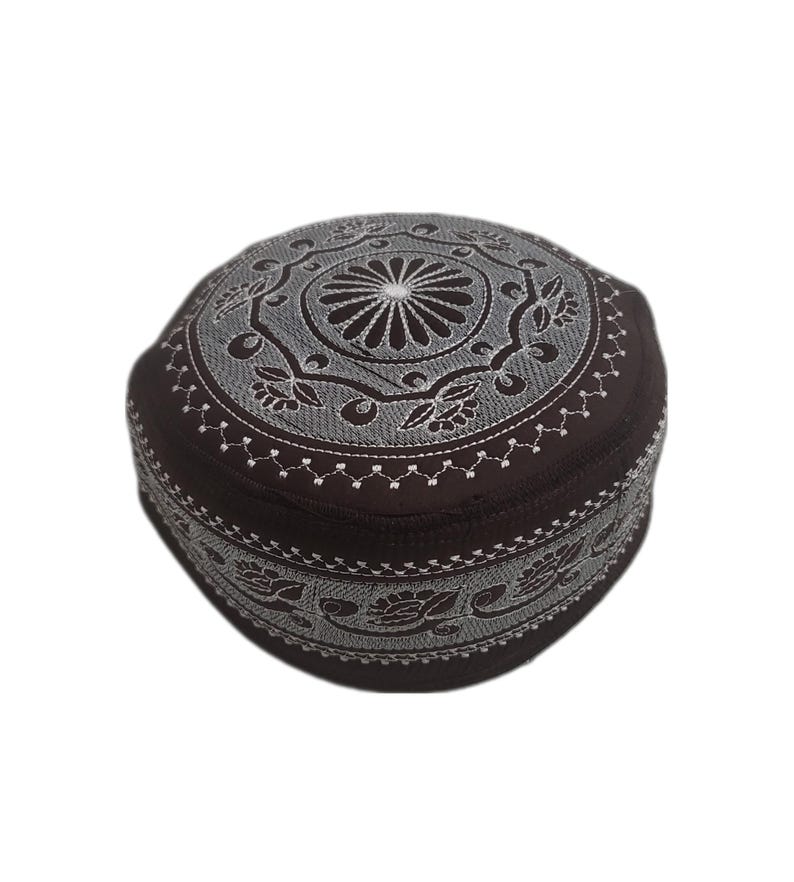 Men's Embroidery Islamic Prayer Kufi/Cap- (Size-59cm)-Collection-2