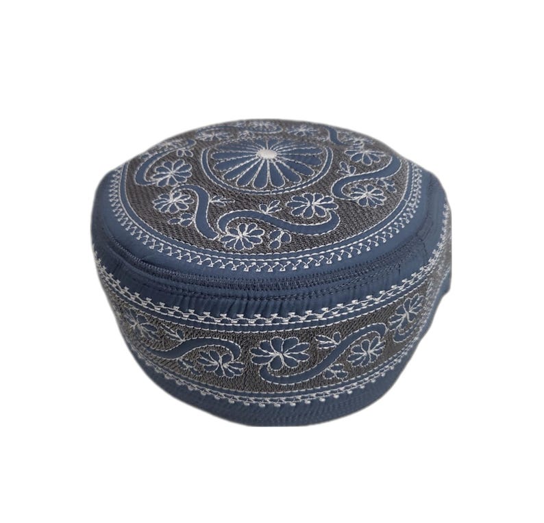 Men's Embroidery Islamic Prayer Kufi/Cap- (Size-59cm)-Collection-2