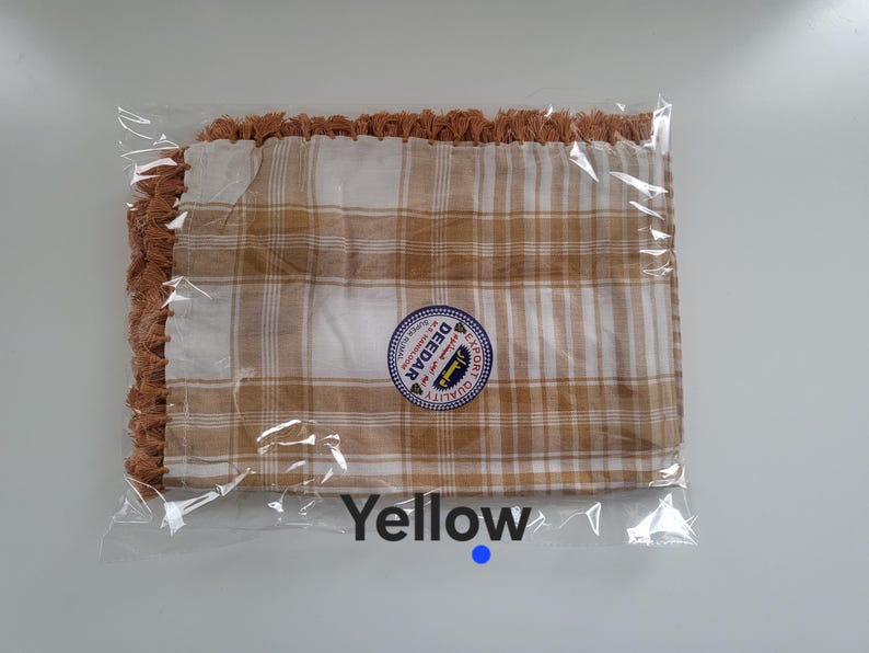 Men's Cotton Blend Scarf Islamic Headwear, Elegant Design (48x48 inch)