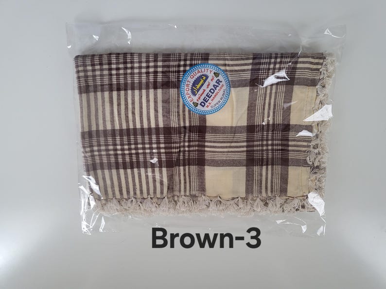 Men's Cotton Blend Scarf Islamic Headwear, Elegant Design (48x48 inch)