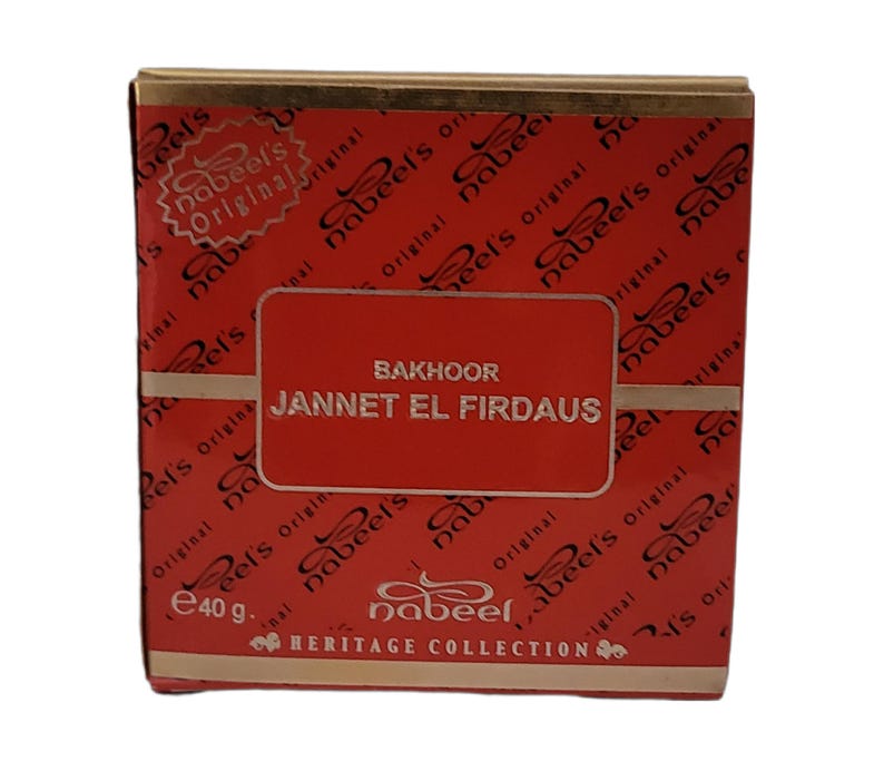 Nabeel Jannet El Firdaus Bakhoor 40g – Long Lasting Arabic Incense