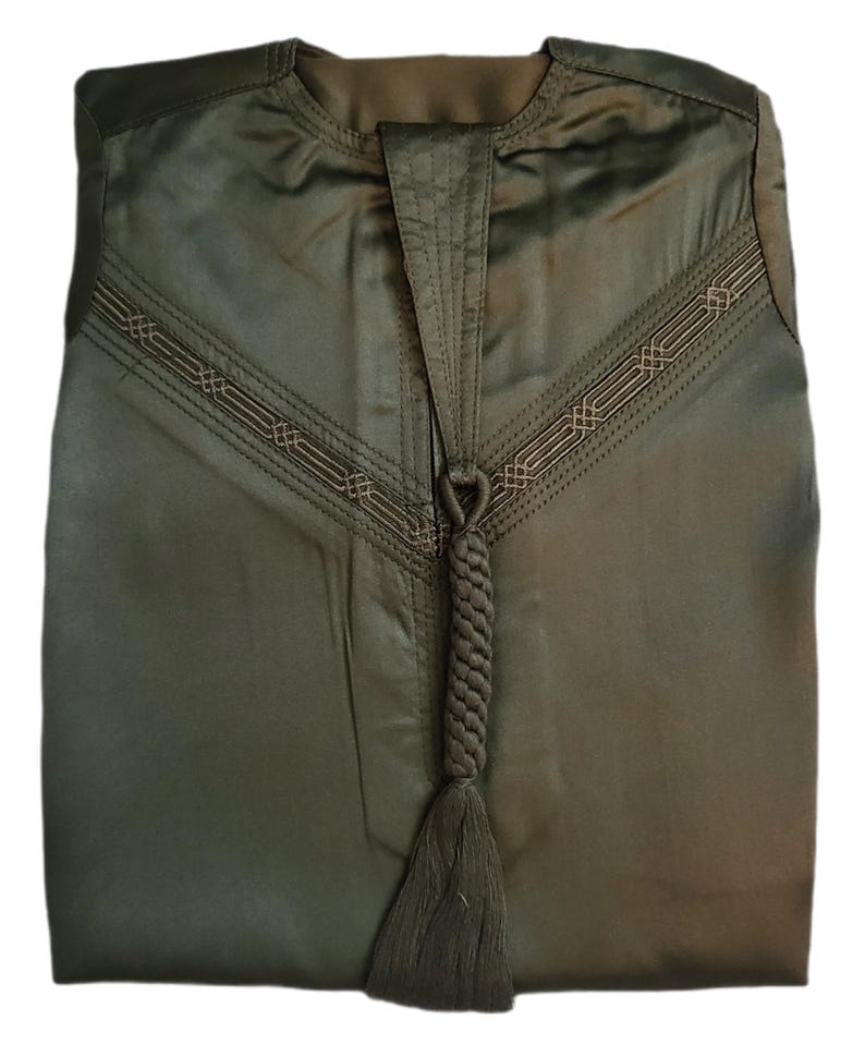 kid's Boy's Omani Thobe with Tassel full sleeve