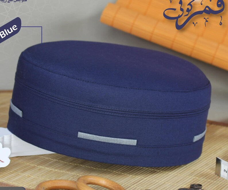 Men's Qamar Cap Muslim Prayer kufi/cap