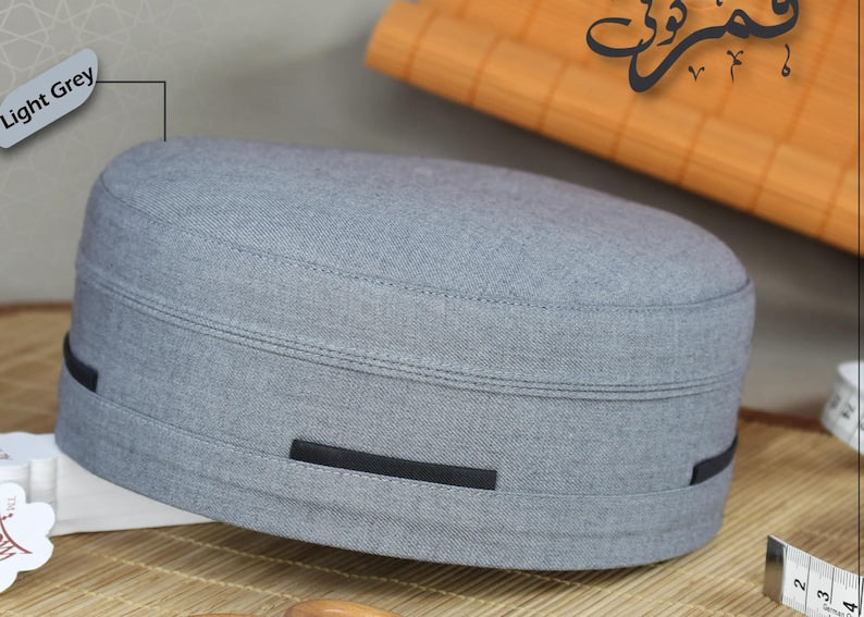 Men's Qamar Cap Muslim Prayer kufi/cap