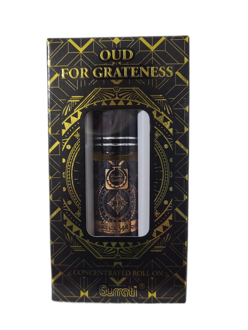 Surrati Oud Oil Perfume Attar: Concentrated Roll-On, 6ml