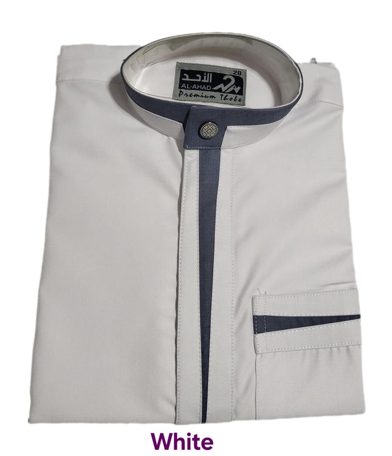 Kid's Boys Designer Thobe By Al Ahad Collectio-2 Sold By Best Fashion LLC