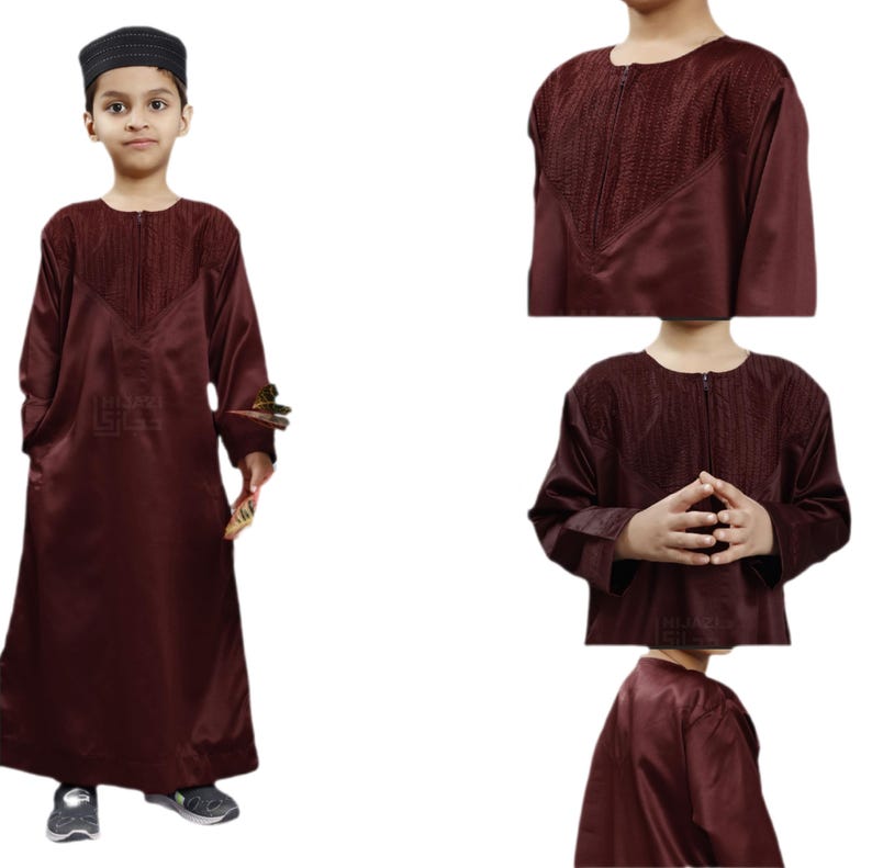 Boy's Omani Emirati Style Thobe for Kid's