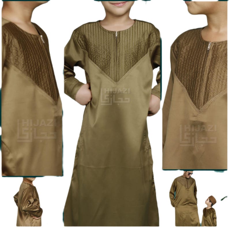 Boy's Omani Emirati Style Thobe for Kid's