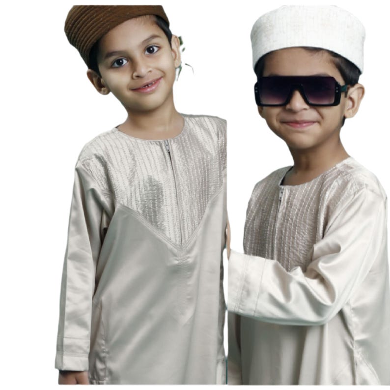 Boy's Omani Emirati Style Thobe for Kid's