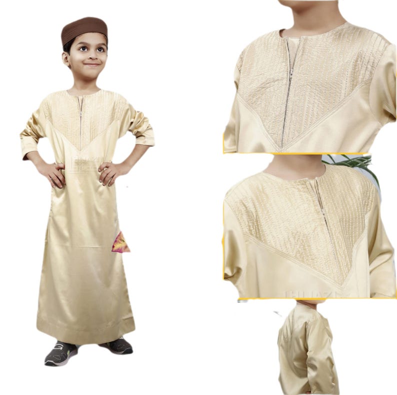 Boy's Omani Emirati Style Thobe for Kid's