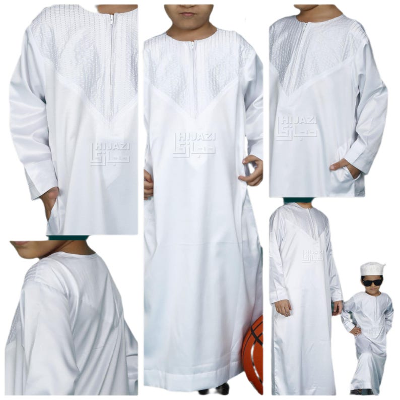 Boy's Omani Emirati Style Thobe for Kid's