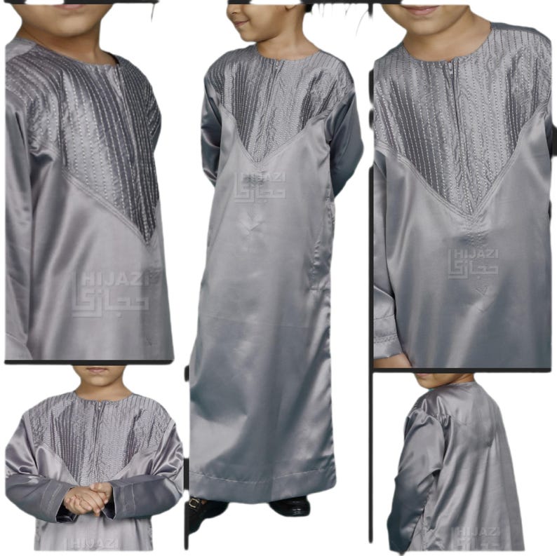 Boy's Omani Emirati Style Thobe for Kid's