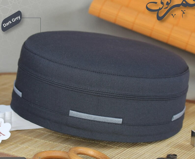 Men's Qamar Cap Muslim Prayer kufi/cap