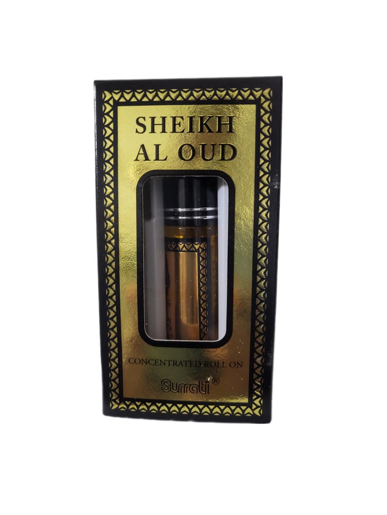 Surrati Oud Oil Perfume Attar: Concentrated Roll-On, 6ml