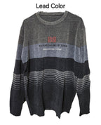 Men's Knitted Sweater Casual Warm High Stretch Crew Neck Pullover Sweater/Winter T-Shirt