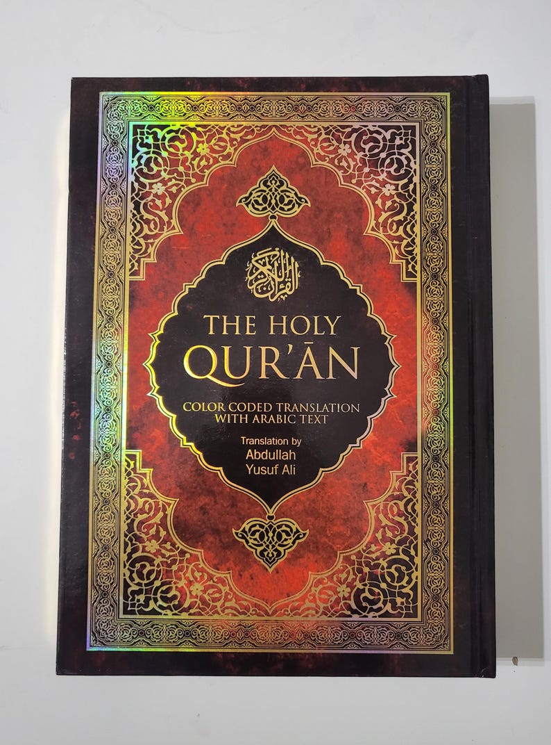 The Holy Qur'an Color Coded Translation with Arabic Text Hardcover