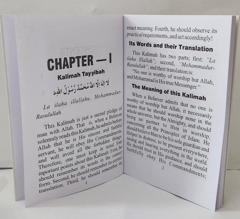 Six Points of Tabligh Pocket size Book (Maulana Ashiq Elahi)