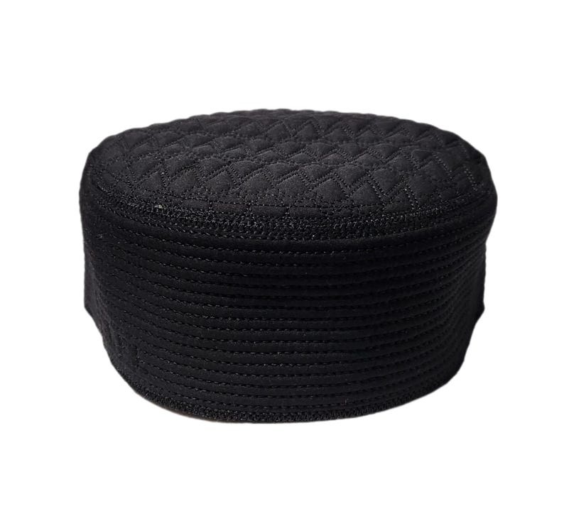 Men's Muslim Hard Kufi Prayer Cap J. style Kind Collection-1