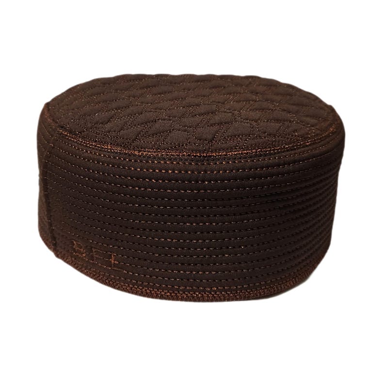 Men's Muslim Hard Kufi Prayer Cap J. style Kind Collection-1